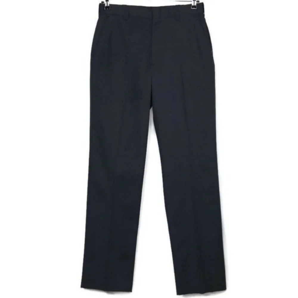 Flying Cross Fechheimer Mens Uniform Work‎ Pants Blue Unhemmed 34